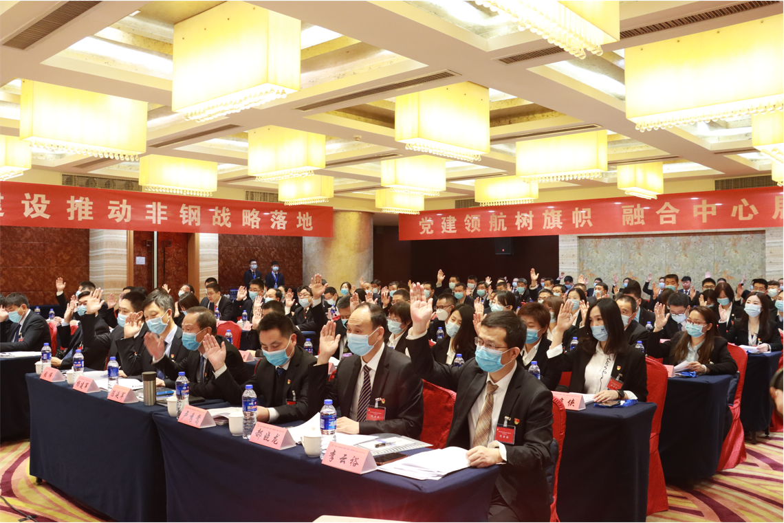 中國共產黨龍鋼集團公司第三次代表大會隆重召開