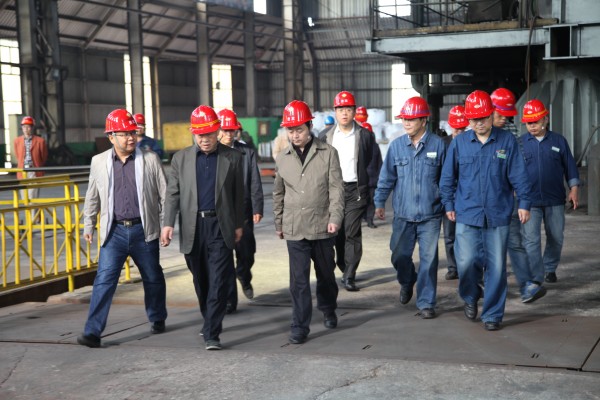 中鋼協常務副會長朱繼民到漢鋼公司調研 中鋼協常務副會長朱繼民到漢鋼公司調研