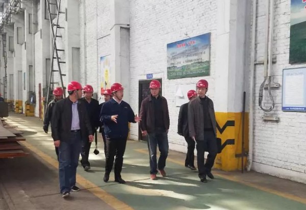 渭南市安監局到華冶公司調研“雙重預防機制建設”工作