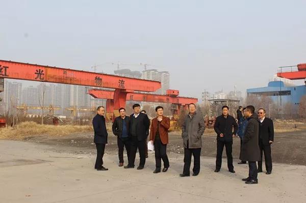 唐鑫、楊召朋到西鋼、紅光物流公司檢查指導工作